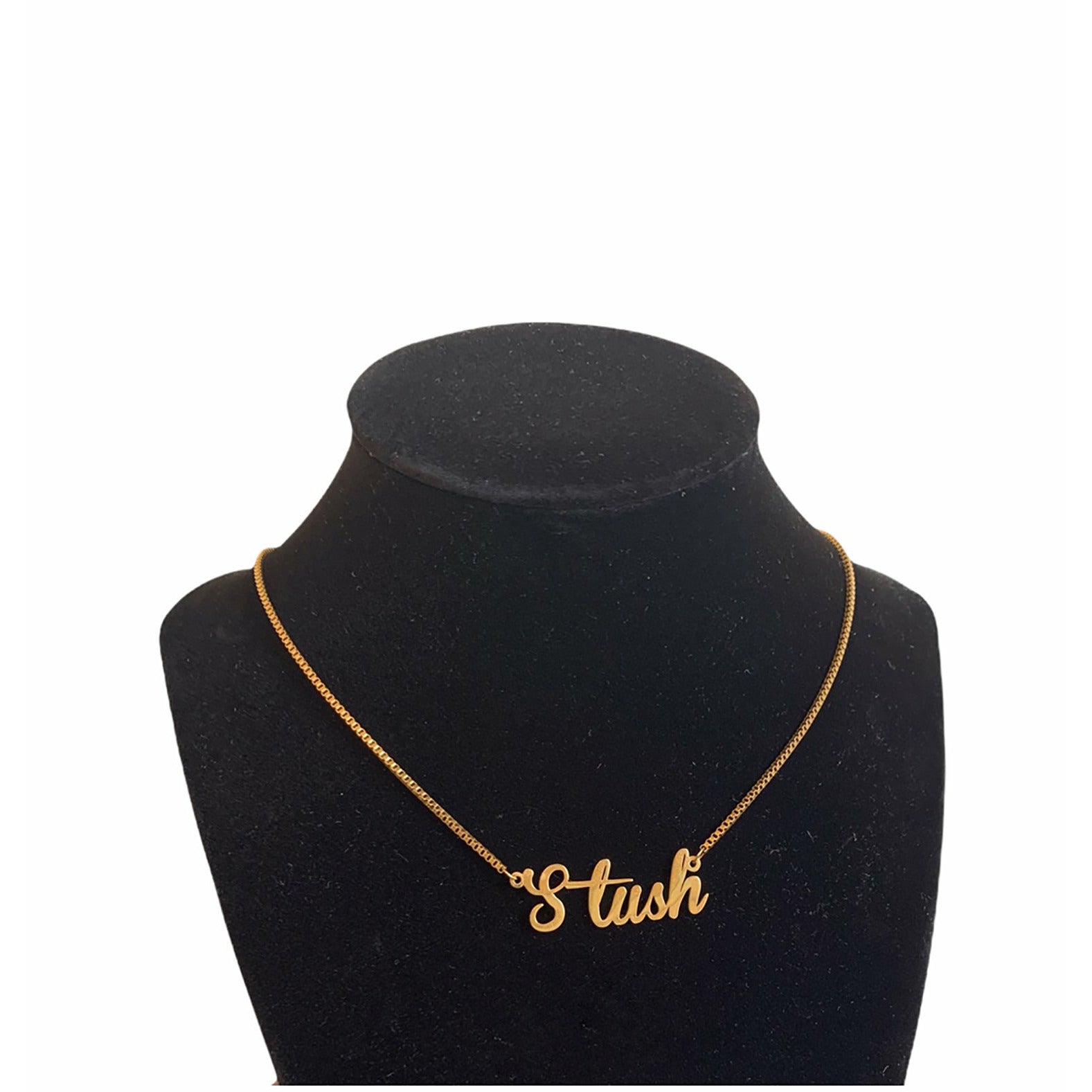 AS IS- Stush Nameplate Necklace