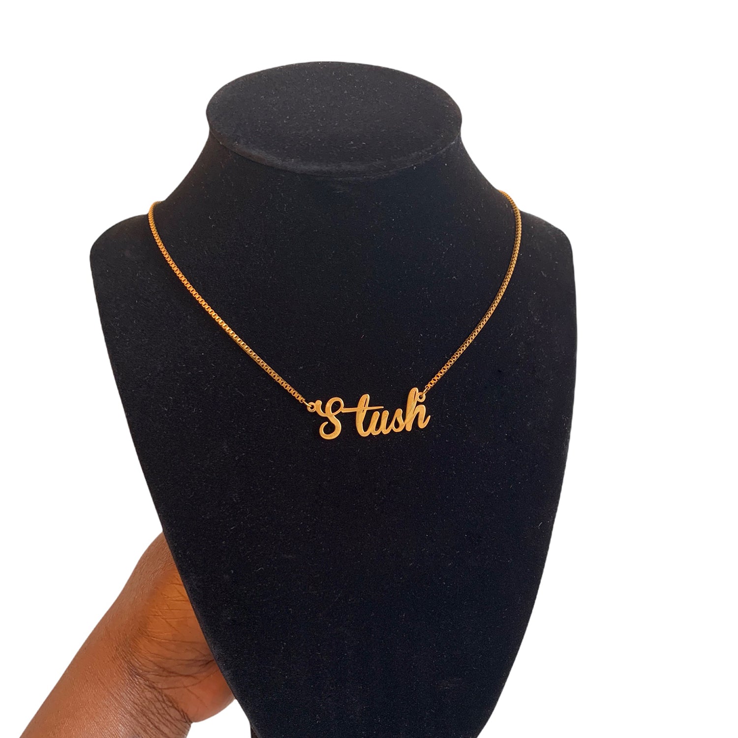 AS IS- Stush Nameplate Necklace